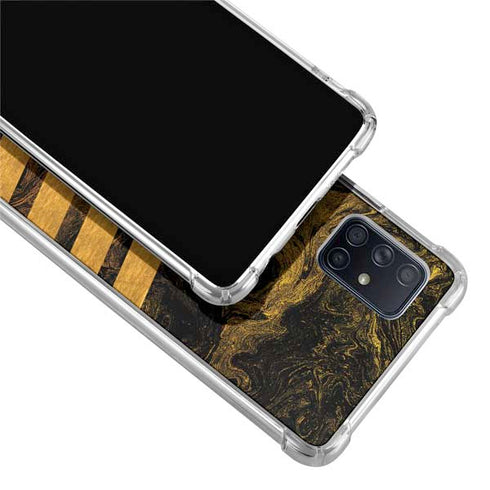Striped Marble Galaxy A71 5G Clear Case