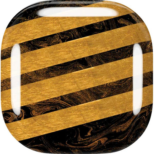 Striped Marble Galaxy Buds Live Skin