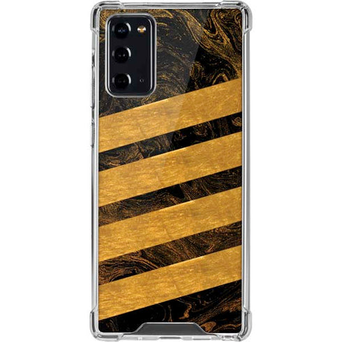 Striped Marble Galaxy Note20 5G Clear Case