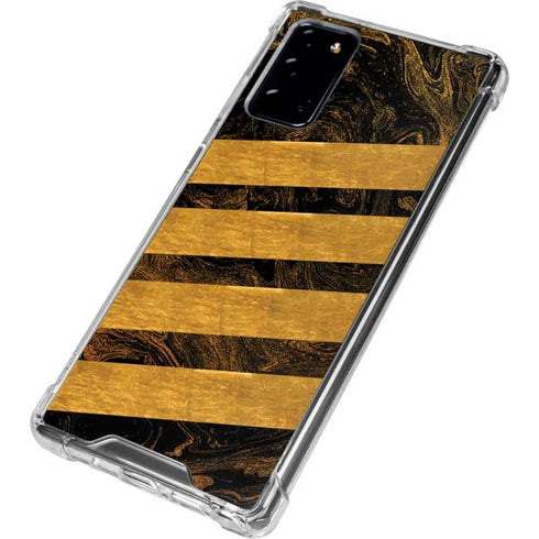 Striped Marble Galaxy Note20 5G Clear Case