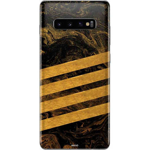 Striped Marble Galaxy S10 Plus Skin