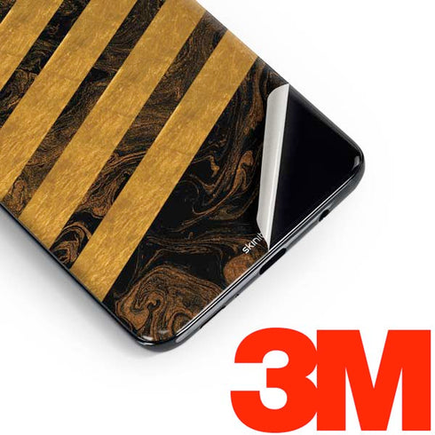 Striped Marble Galaxy S10 Skin
