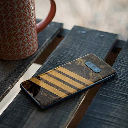 Striped Marble Galaxy S10e Skin