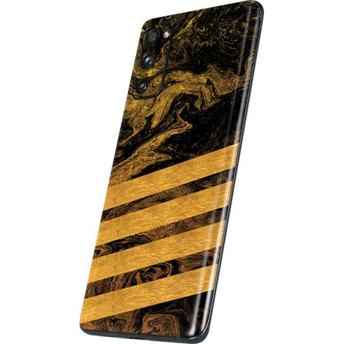 Striped Marble Galaxy S20 Fan Edition Skin