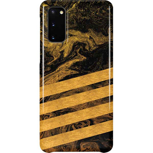 Striped Marble Galaxy S20 Lite Case