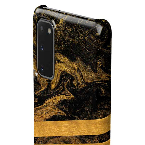 Striped Marble Galaxy S20 Lite Case