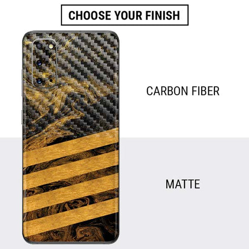 Striped Marble Galaxy S20 Skin