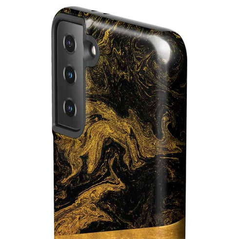 Striped Marble Galaxy S21 FE Pro Case