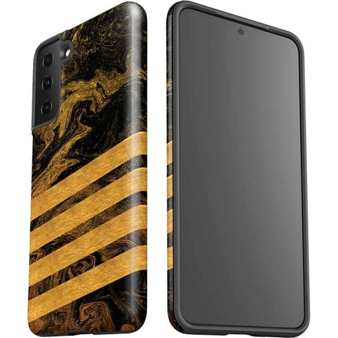Striped Marble Galaxy S21 FE Pro Case