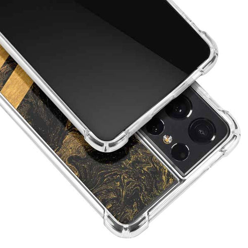 Striped Marble Galaxy S21 Ultra 5G Clear Case