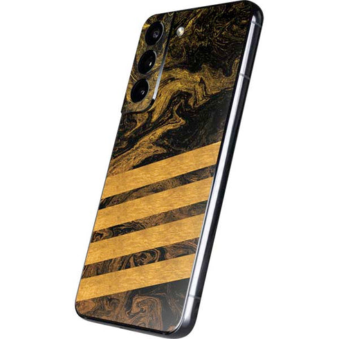 Striped Marble Galaxy S22 Skin