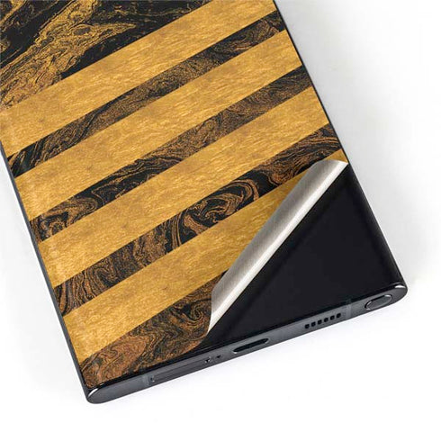 Striped Marble Galaxy S22 Ultra Skin