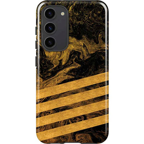 Striped Marble Galaxy S23 Plus Pro Case