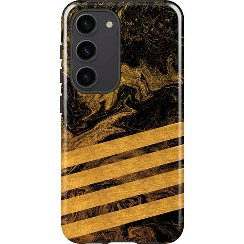 Striped Marble Galaxy S23 Pro Case