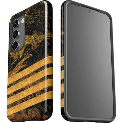 Striped Marble Galaxy S23 Pro Case