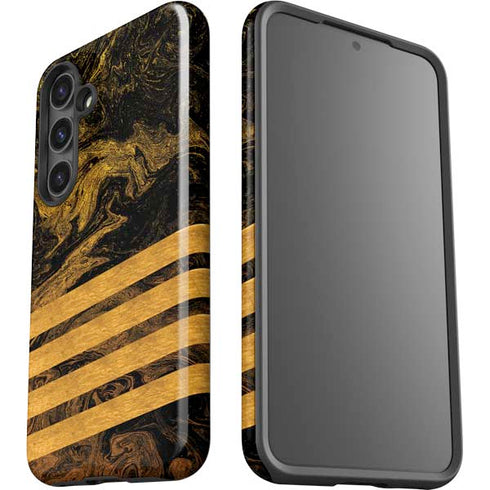 Striped Marble Galaxy S24 Plus Impact Case