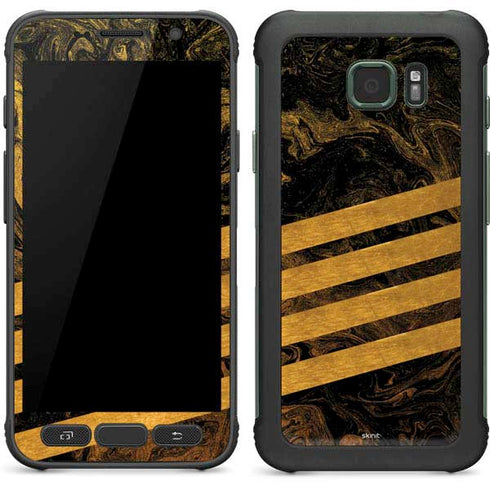 Striped Marble Galaxy S7 Active Skin