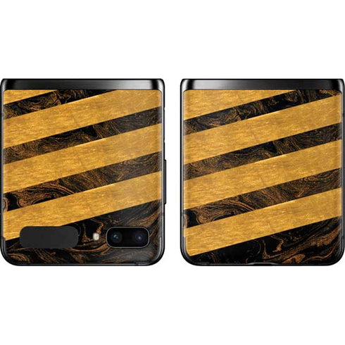 Striped Marble Galaxy Z Flip Skin