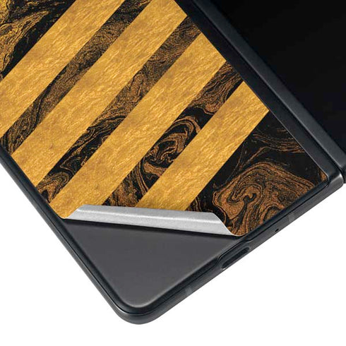 Striped Marble Galaxy Z Fold4 5G Skin