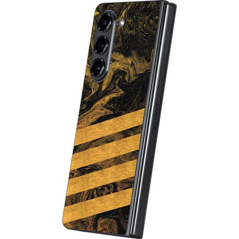 Striped Marble Galaxy Z Fold5 5G Skin