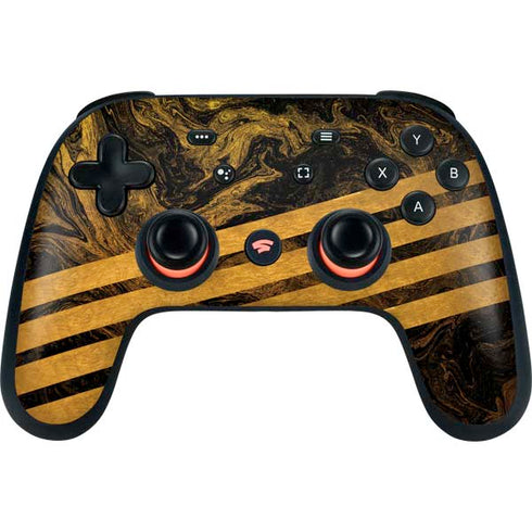 Striped Marble Google Stadia Controller Skin