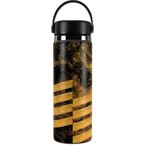Striped Marble Hydro Flask 20oz Wide Mouth Skin