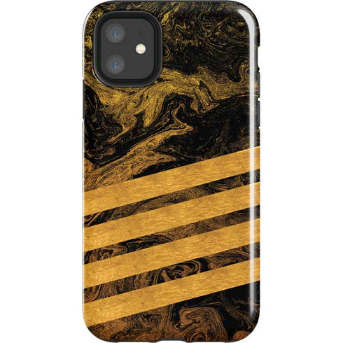 Striped Marble iPhone 11 Impact Case