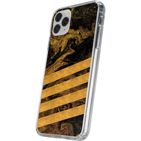 Striped Marble iPhone 11 Pro Clear Case
