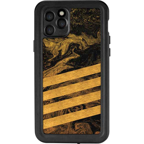 Striped Marble iPhone 11 Pro Waterproof Case