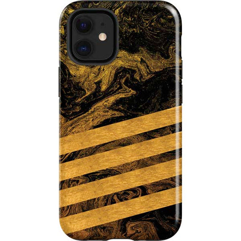 Striped Marble iPhone 12 Mini Impact Case
