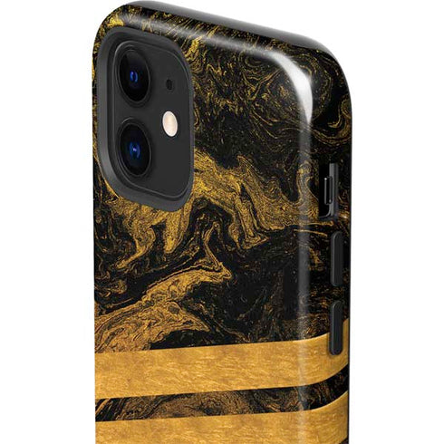 Striped Marble iPhone 12 Mini Impact Case