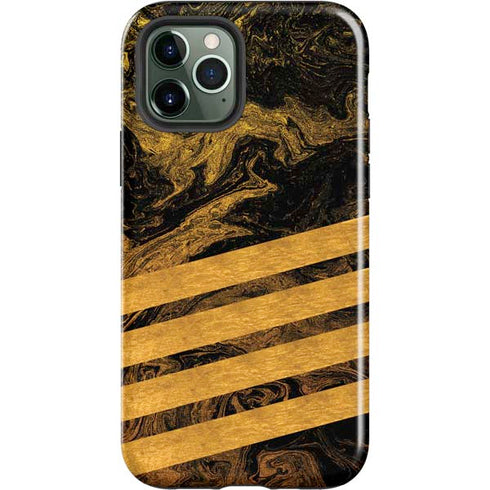 Striped Marble iPhone 12 Pro Impact Case