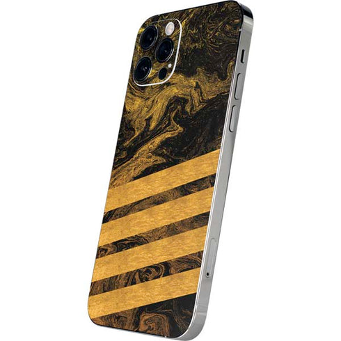 Striped Marble iPhone 12 Pro Skin