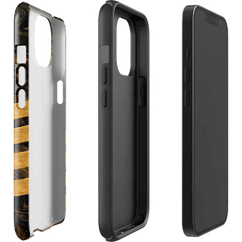 Striped Marble iPhone 15 Plus Impact Case