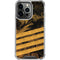 Striped Marble iPhone 14 Pro Clear Case