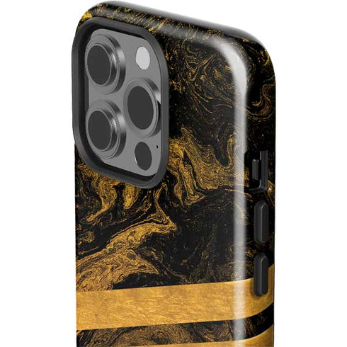 Striped Marble iPhone 14 Pro Impact Case
