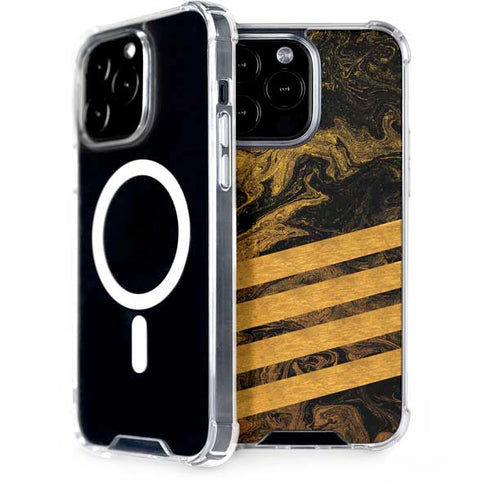 Striped Marble iPhone 15 Pro Max MagSafe Case