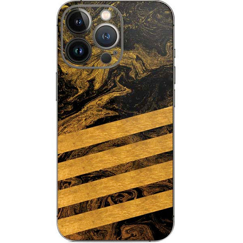 Striped Marble iPhone 15 Pro Skin