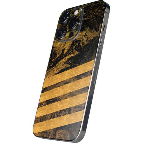Striped Marble iPhone 15 Pro Skin
