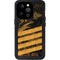 Striped Marble iPhone 14 Pro Waterproof Case