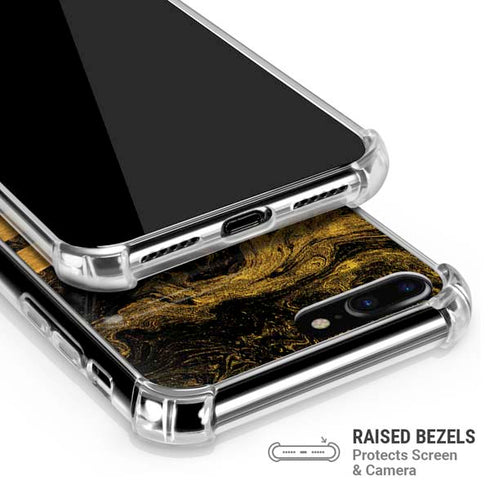 Striped Marble iPhone 7/8 Plus Clear Case