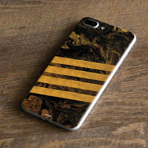 Striped Marble iPhone 8 Plus Skin