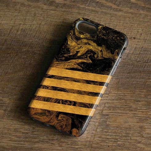 Striped Marble iPhone 8 Pro Case