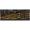 Striped Marble K95 RGB PLATINUM Mechanical Gaming Keyboard Skin