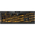 Striped Marble K95 RGB PLATINUM Mechanical Gaming Keyboard Skin