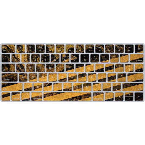 Striped Marble Magic Keyboard Skin