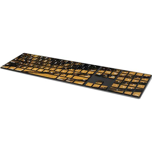 Striped Marble Magic Keyboard with Numeric Keypad Skin