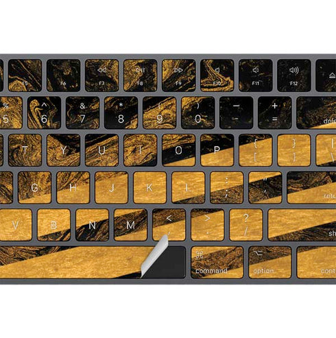 Striped Marble Magic Keyboard with Numeric Keypad Skin