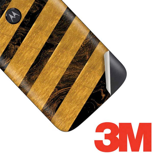 Striped Marble Moto E5 Play Skin