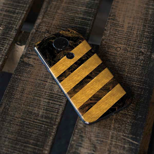 Striped Marble Moto E5 Plus Skin